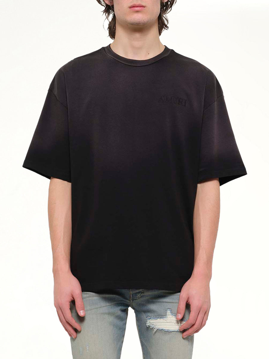 Bandana Patch Oversized T-Shirt in Black