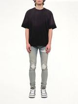 Bandana Patch Oversized T-Shirt in Black