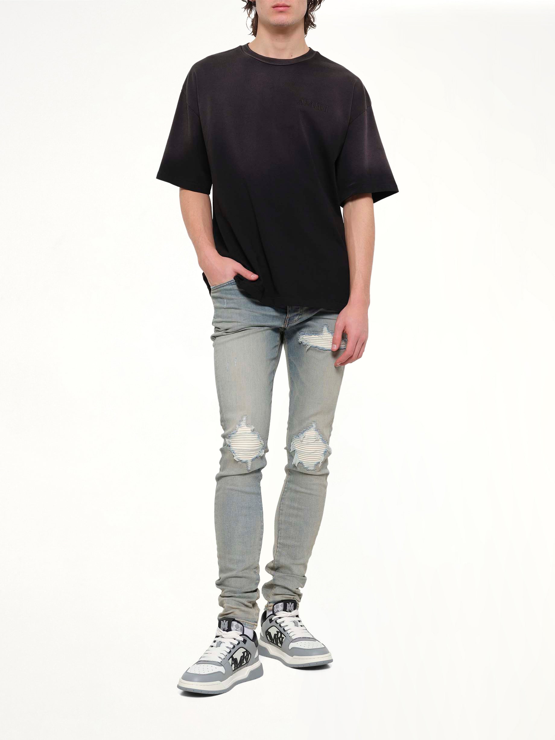 Bandana Patch Oversized T-Shirt in Black