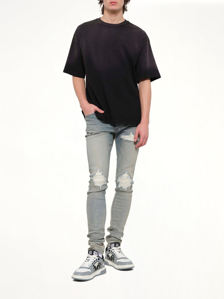 Bandana Patch Oversized T-Shirt in Black