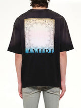 Bandana Patch Oversized T-Shirt in Black