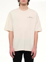 MA Quad Checkboard T-Shirt in Alabaster