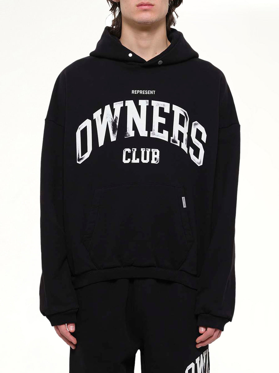 Owners Hoodie in Jet Black