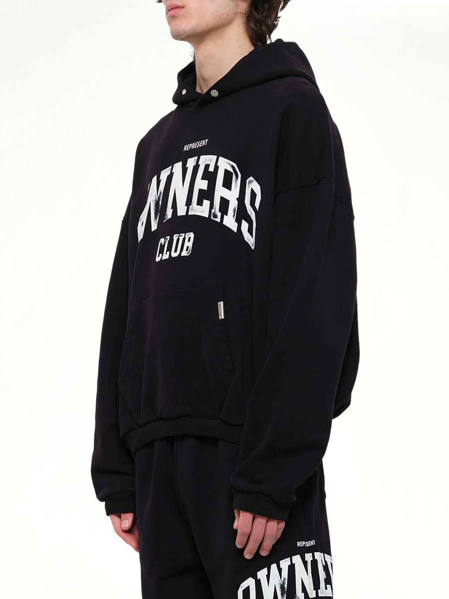 Owners Hoodie in Jet Black