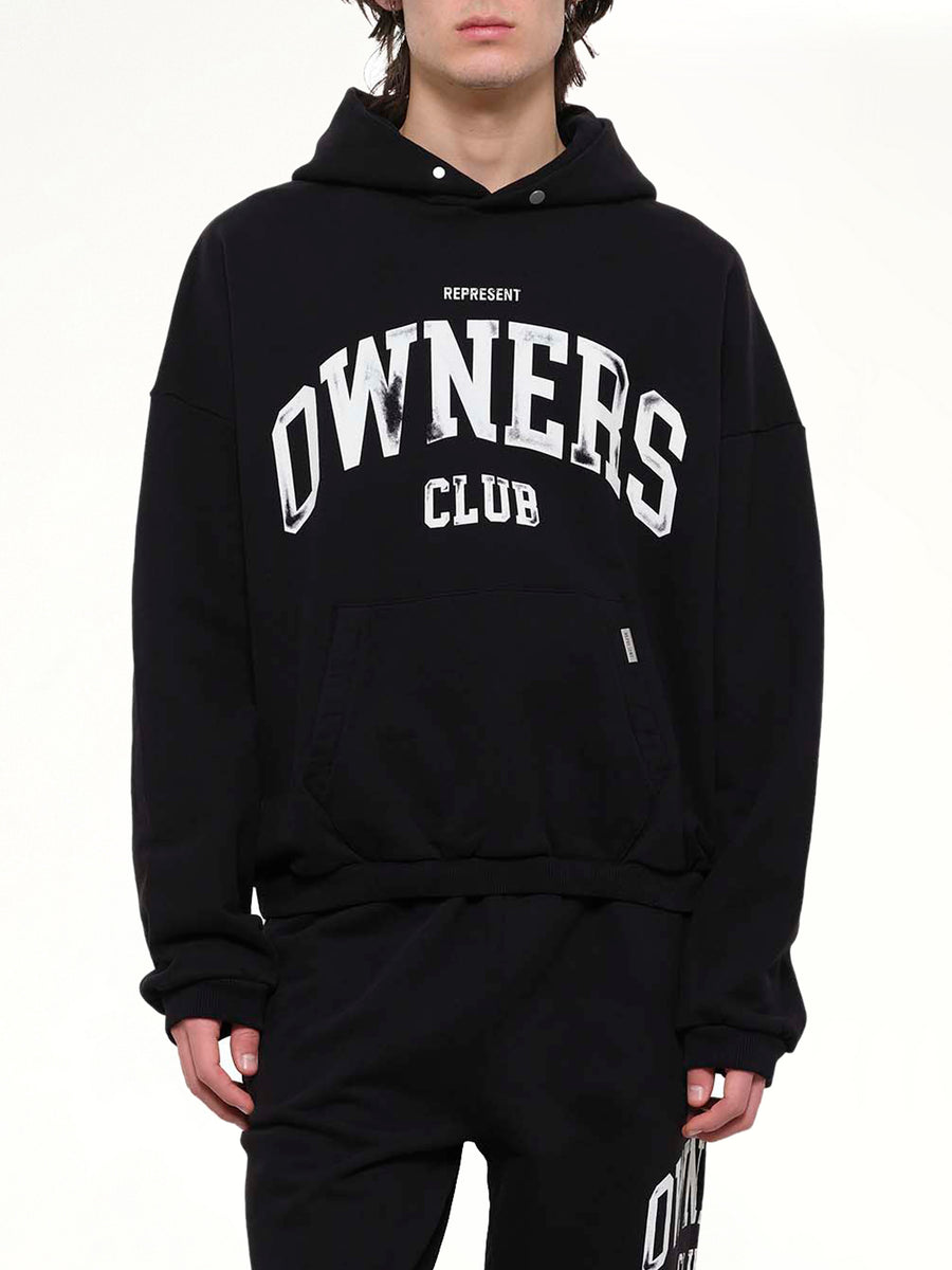 Owners Hoodie in Jet Black
