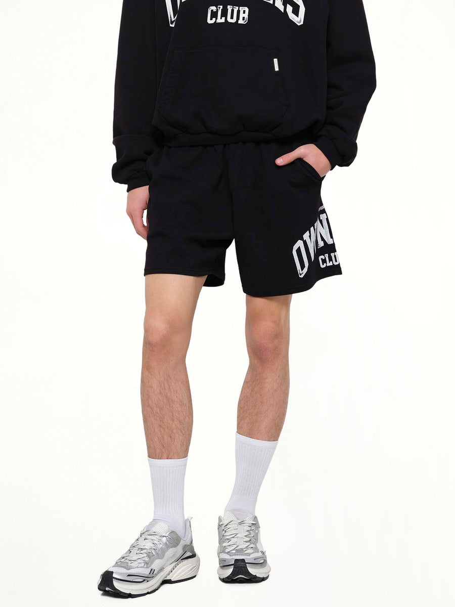 Owners Mesh Short in Jet Black