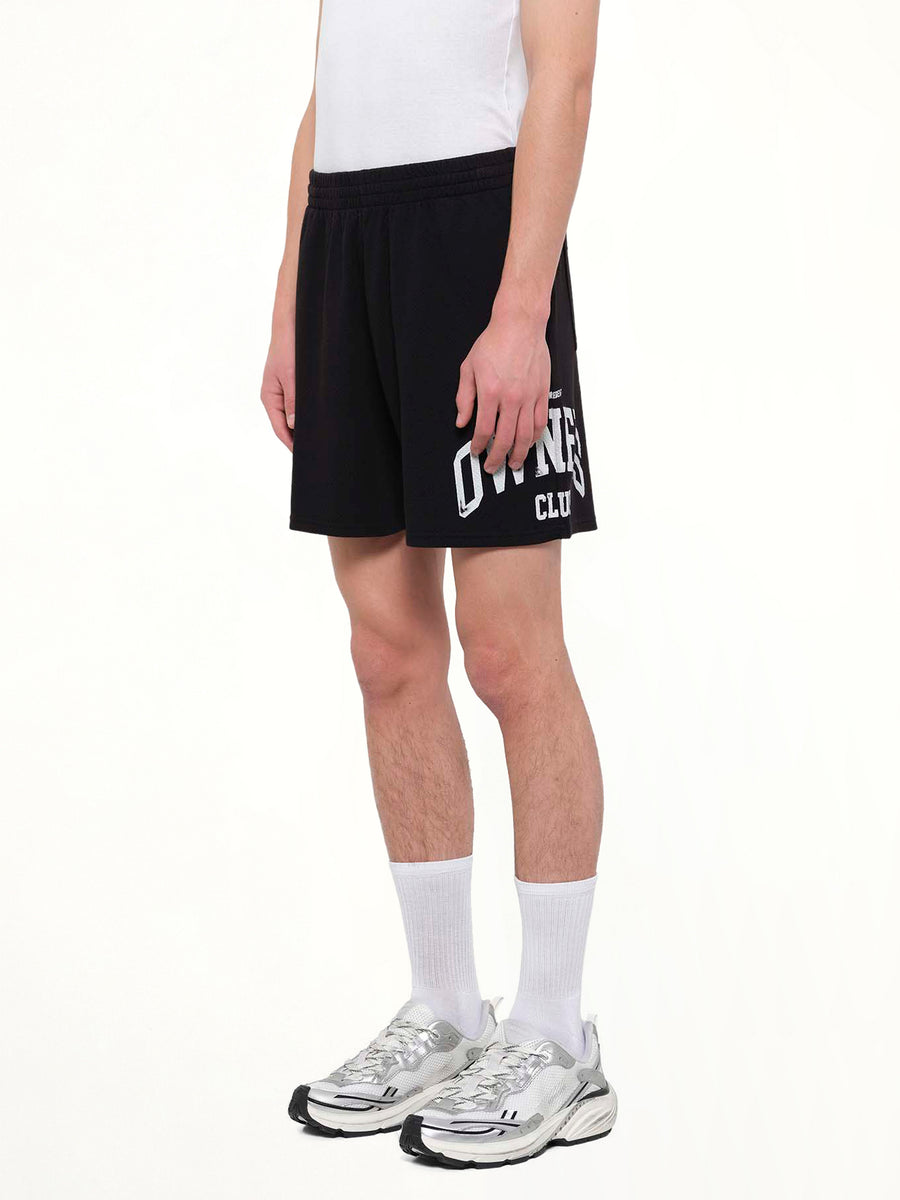 Owners Mesh Short in Jet Black