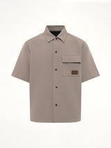 Amiri Patch Cady Pocket Shirt in Dark Sand
