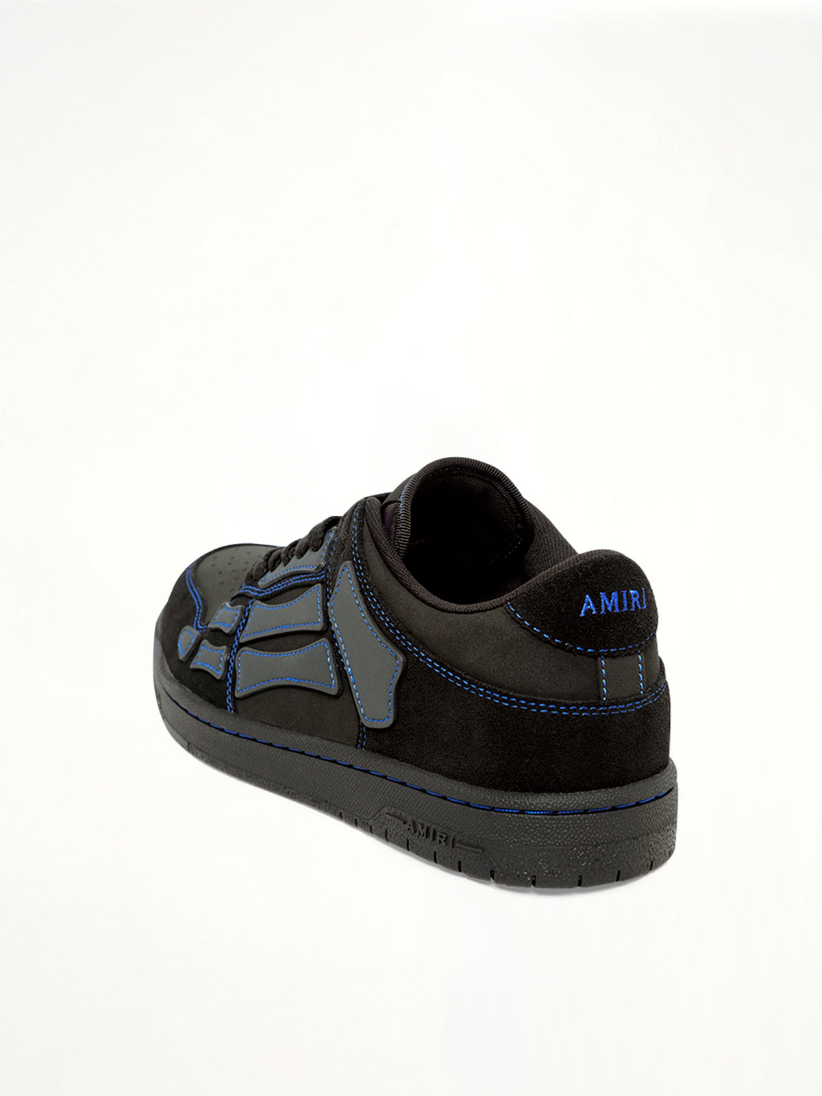 Skel Top Contrast Low Sneaker in Black/Blue