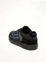 Skel Top Contrast Low Sneaker in Black/Blue