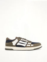 Skel Top Low Sneaker in Black/Khaki