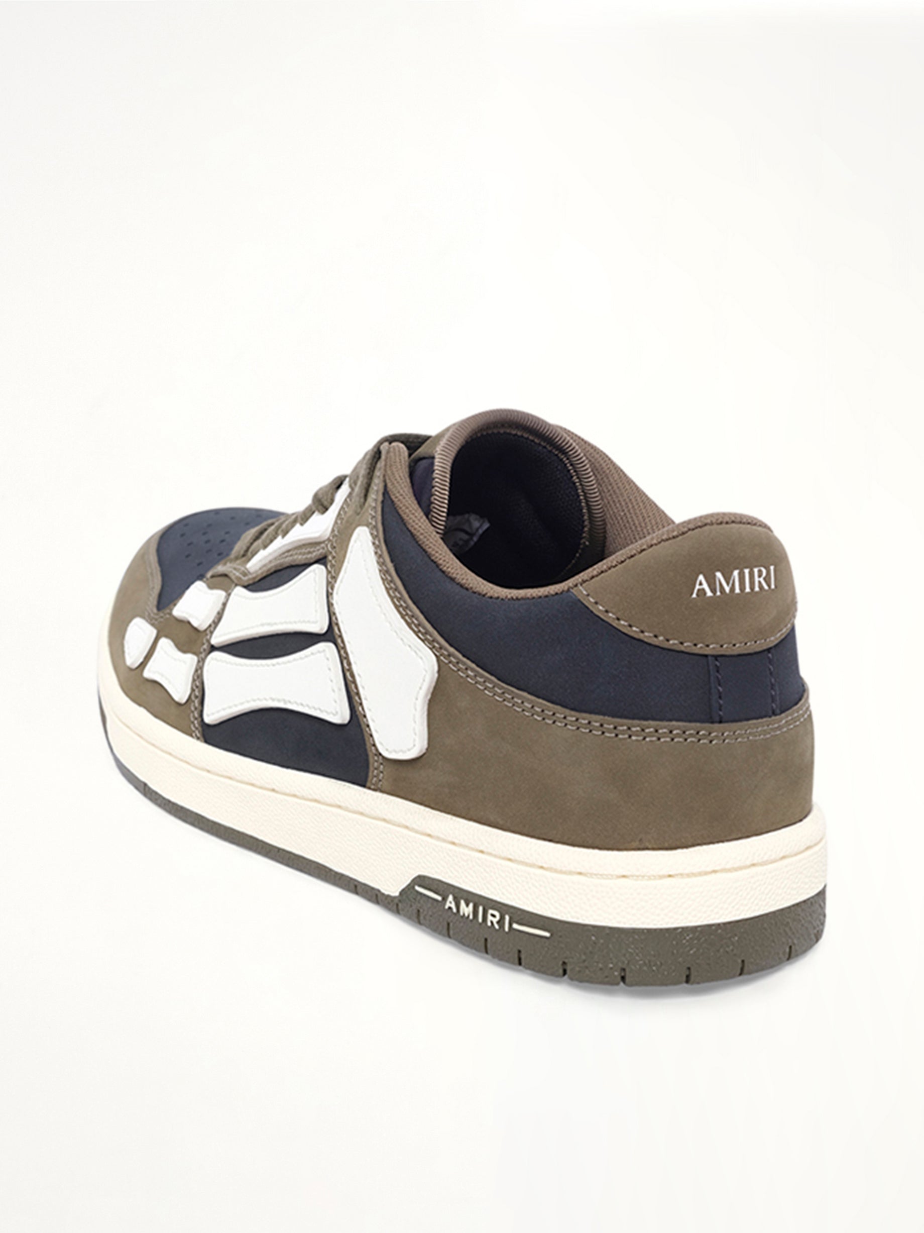 Skel Top Low Sneaker in Black/Khaki