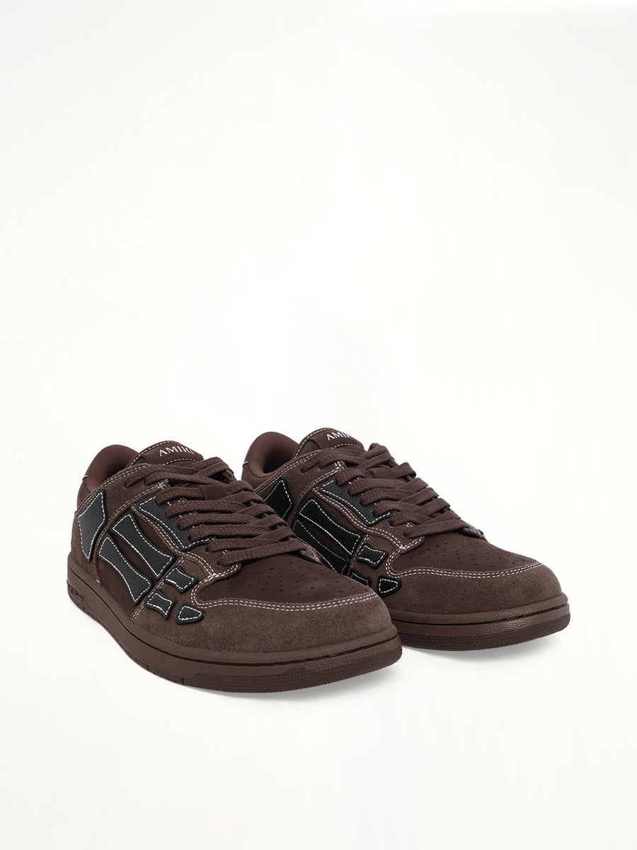 Skel Top Low Sneaker in Brown