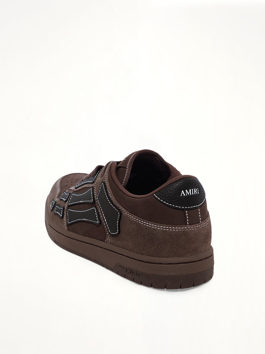 Skel Top Low Sneaker in Brown