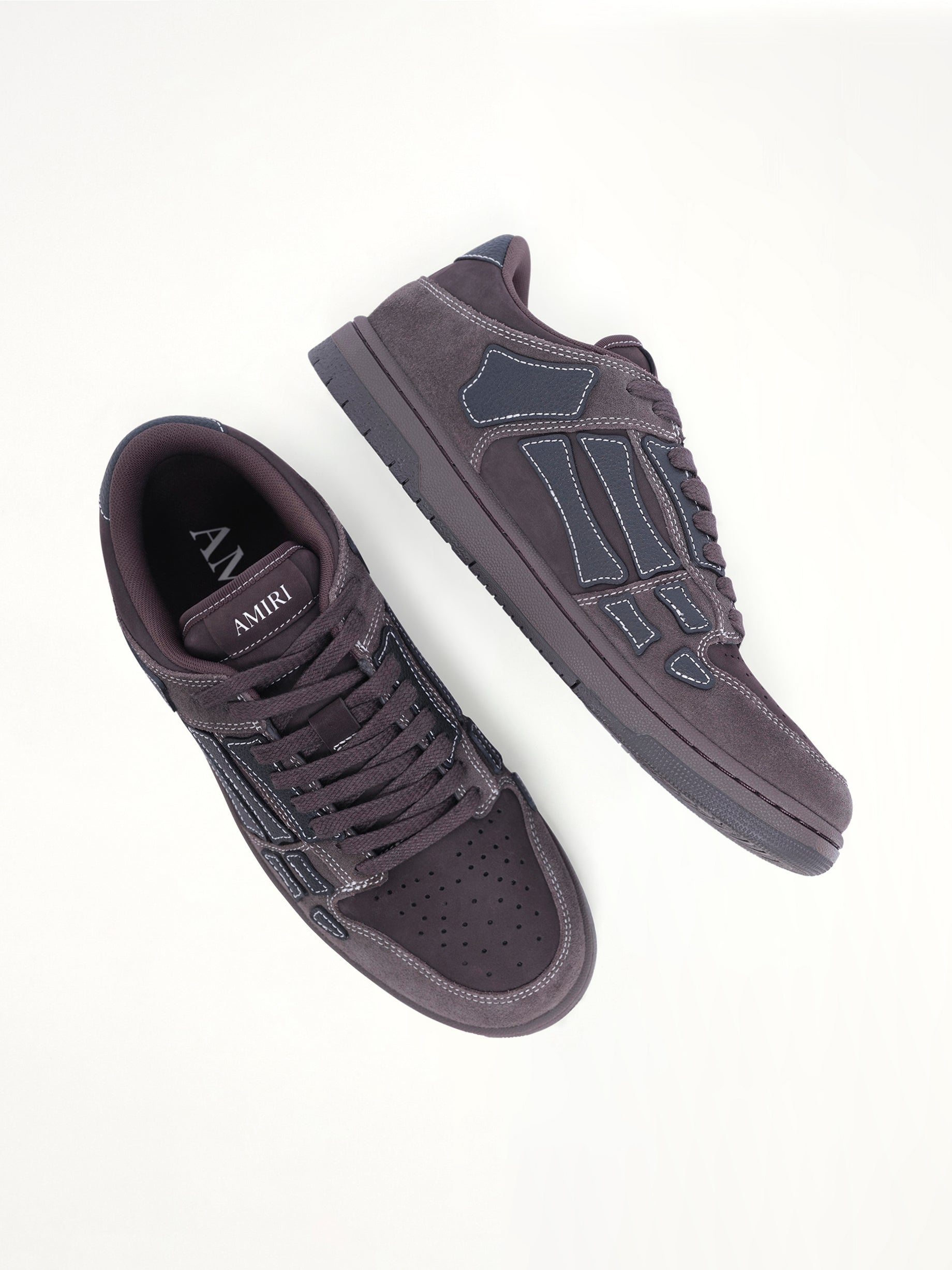 Skel Top Low Sneaker in Brown