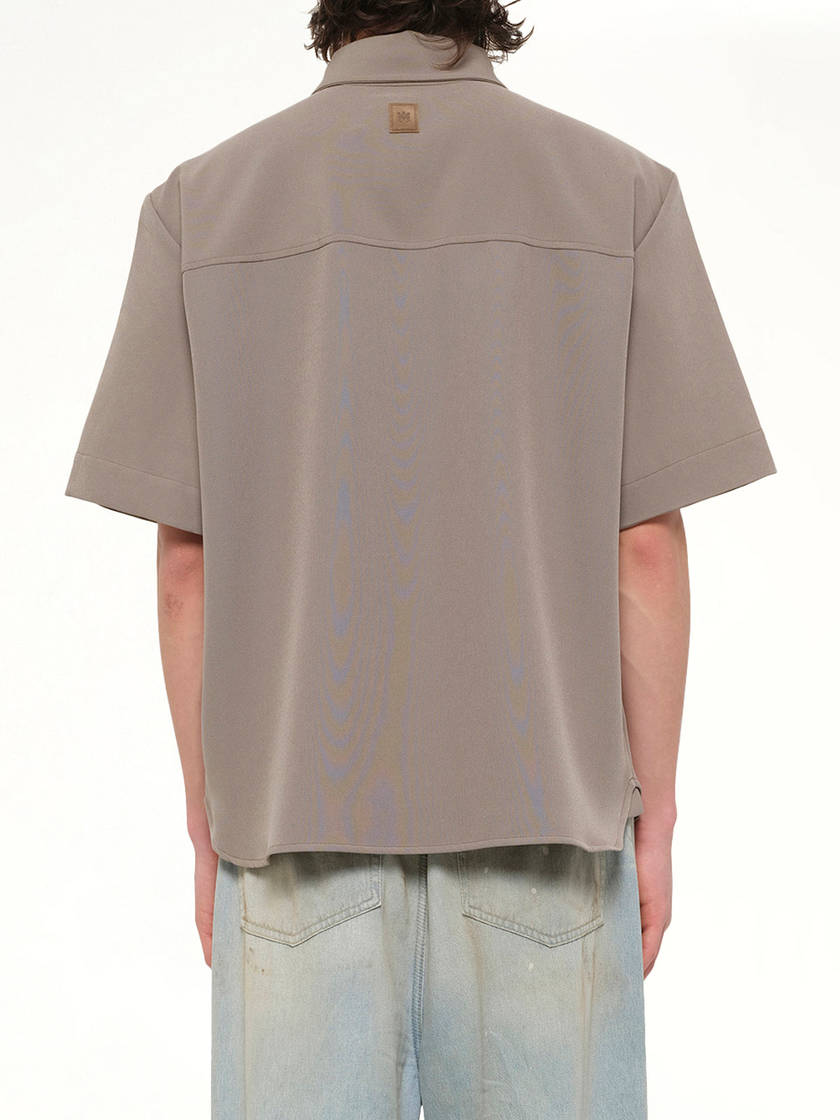 Amiri Patch Cady Pocket Shirt in Dark Sand