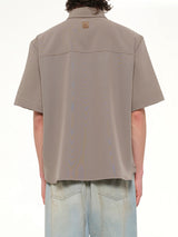 Amiri Patch Cady Pocket Shirt in Dark Sand