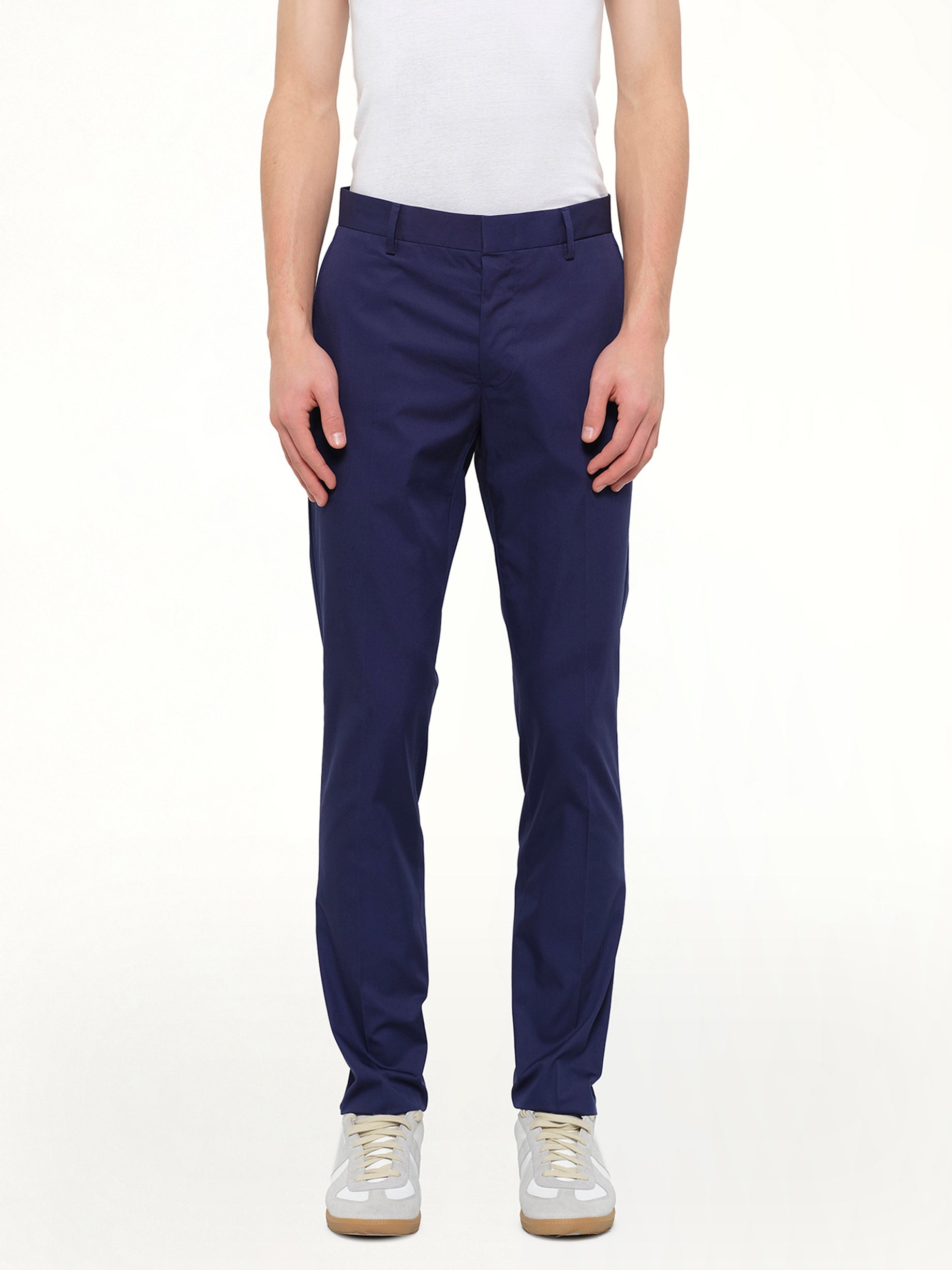 Chino Slim Rib in Blue