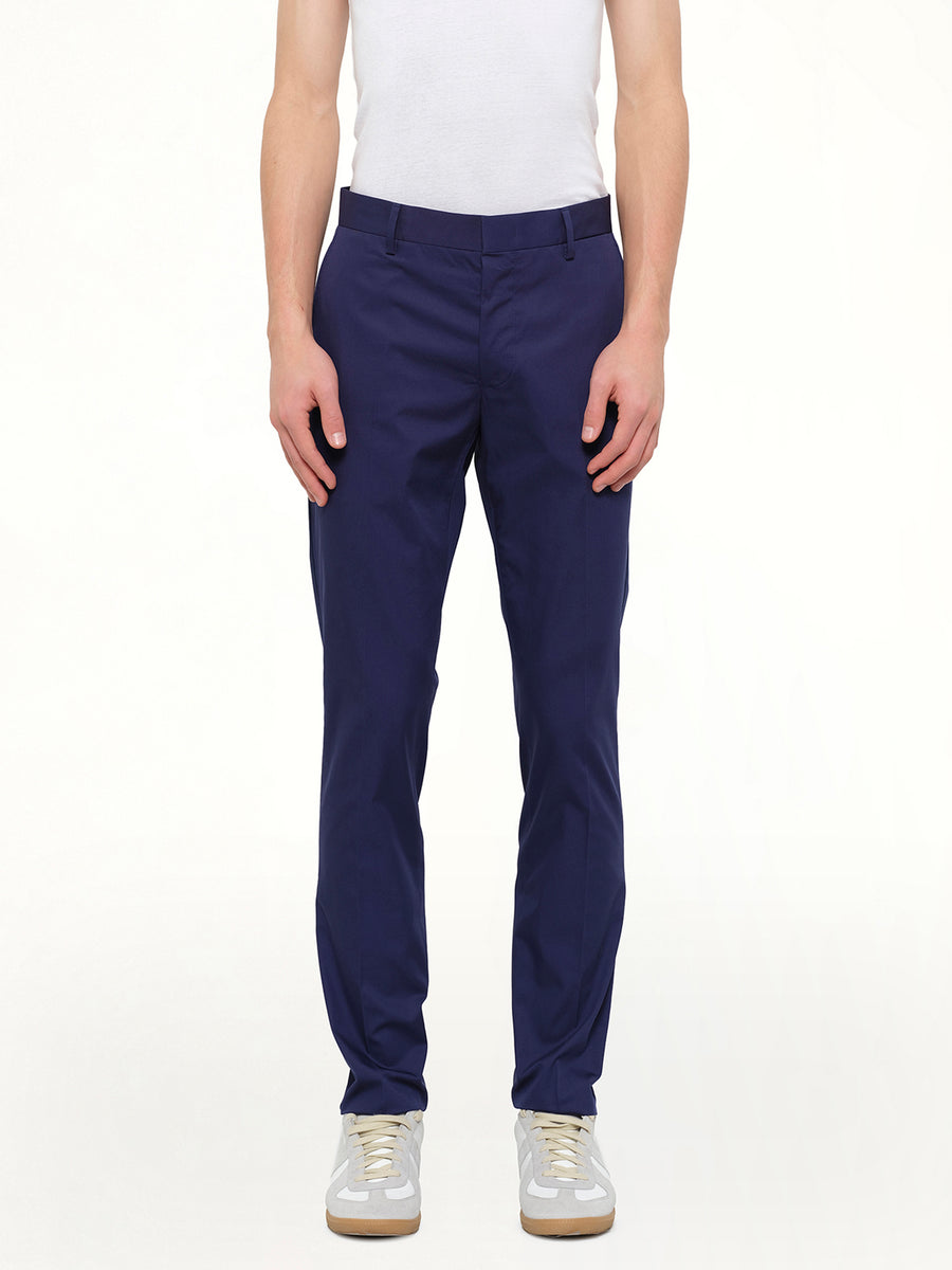 Chino Slim Rib in Blue
