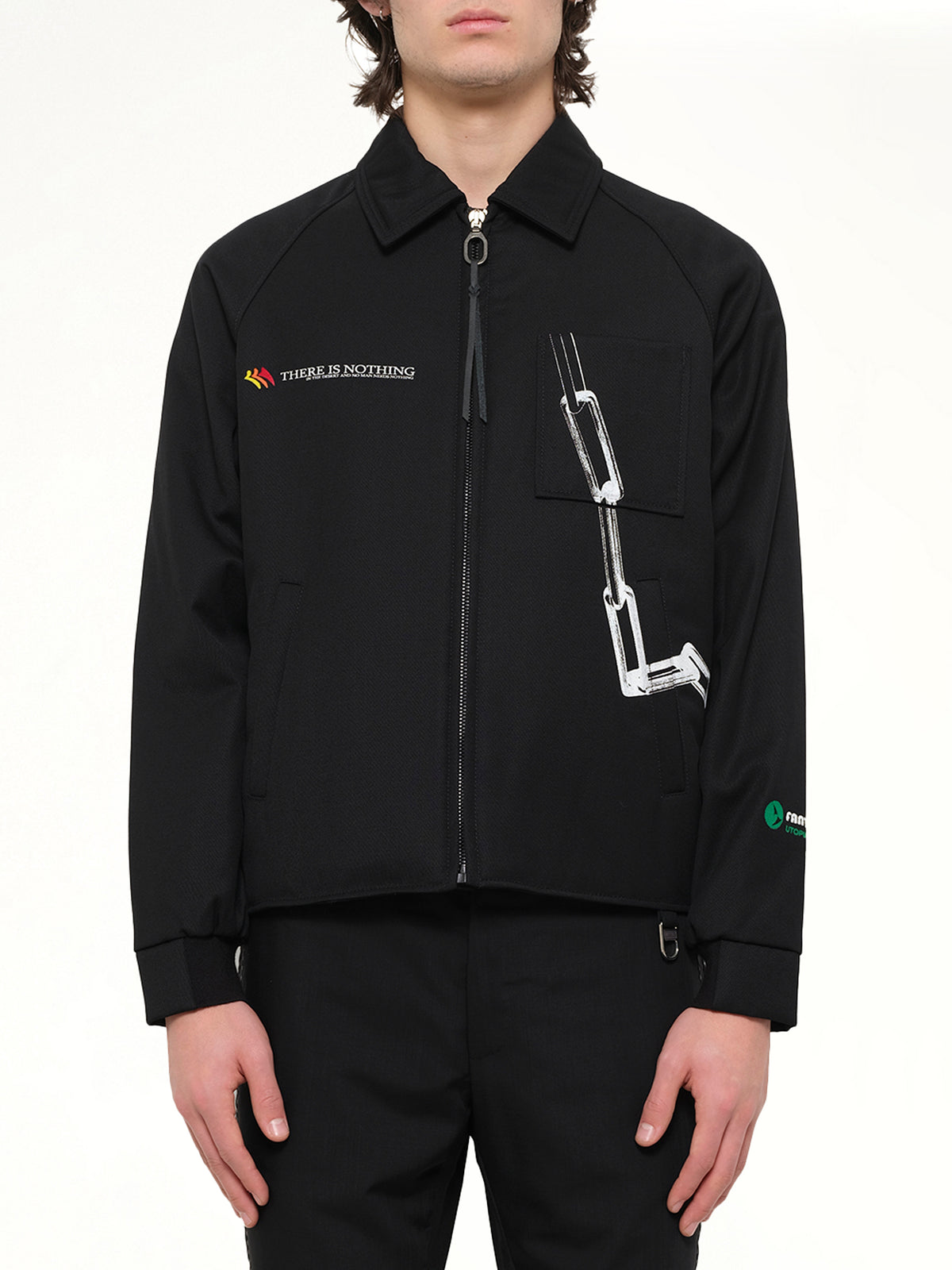 Coach Chain Jacket in Black