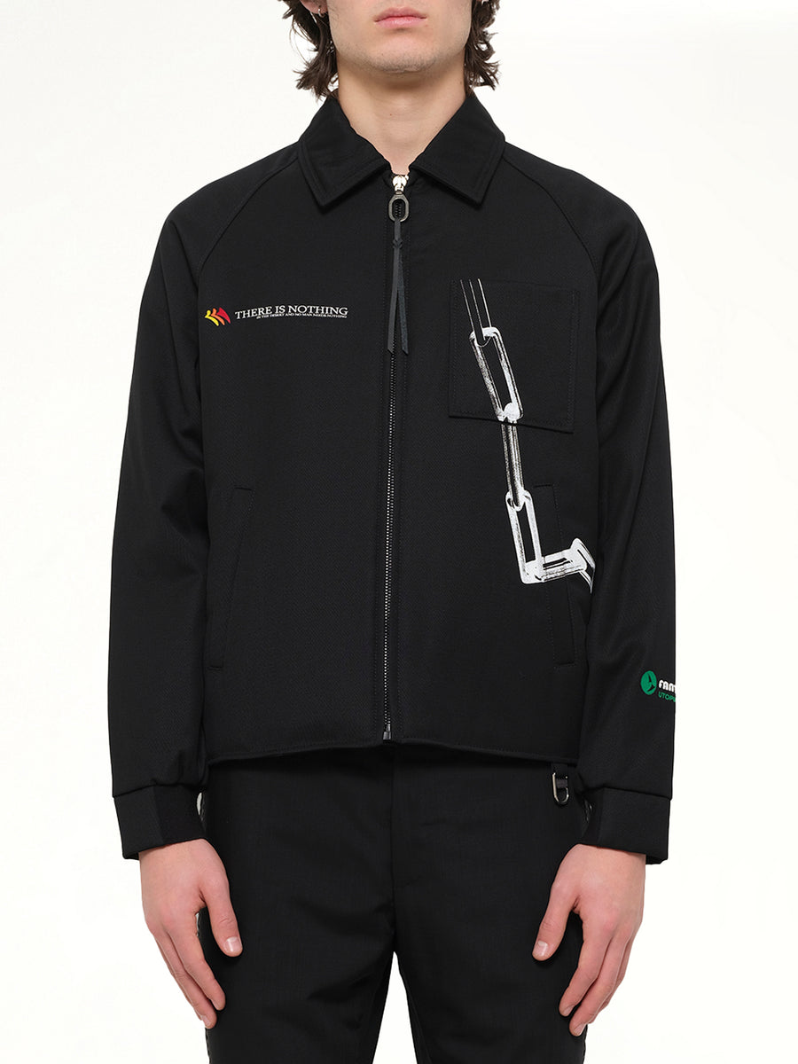 Coach Chain Jacket in Black