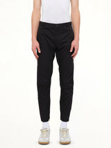 Cut Biker Pants in Black