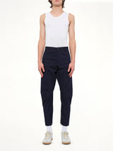Cut Biker Pants in Blue