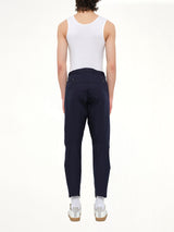 Cut Biker Pants in Blue