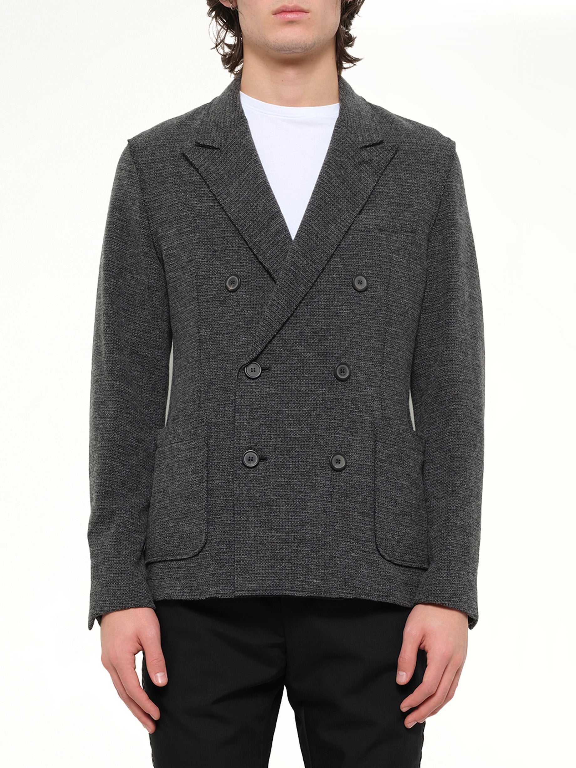 Deconstructed Jacket in Grey