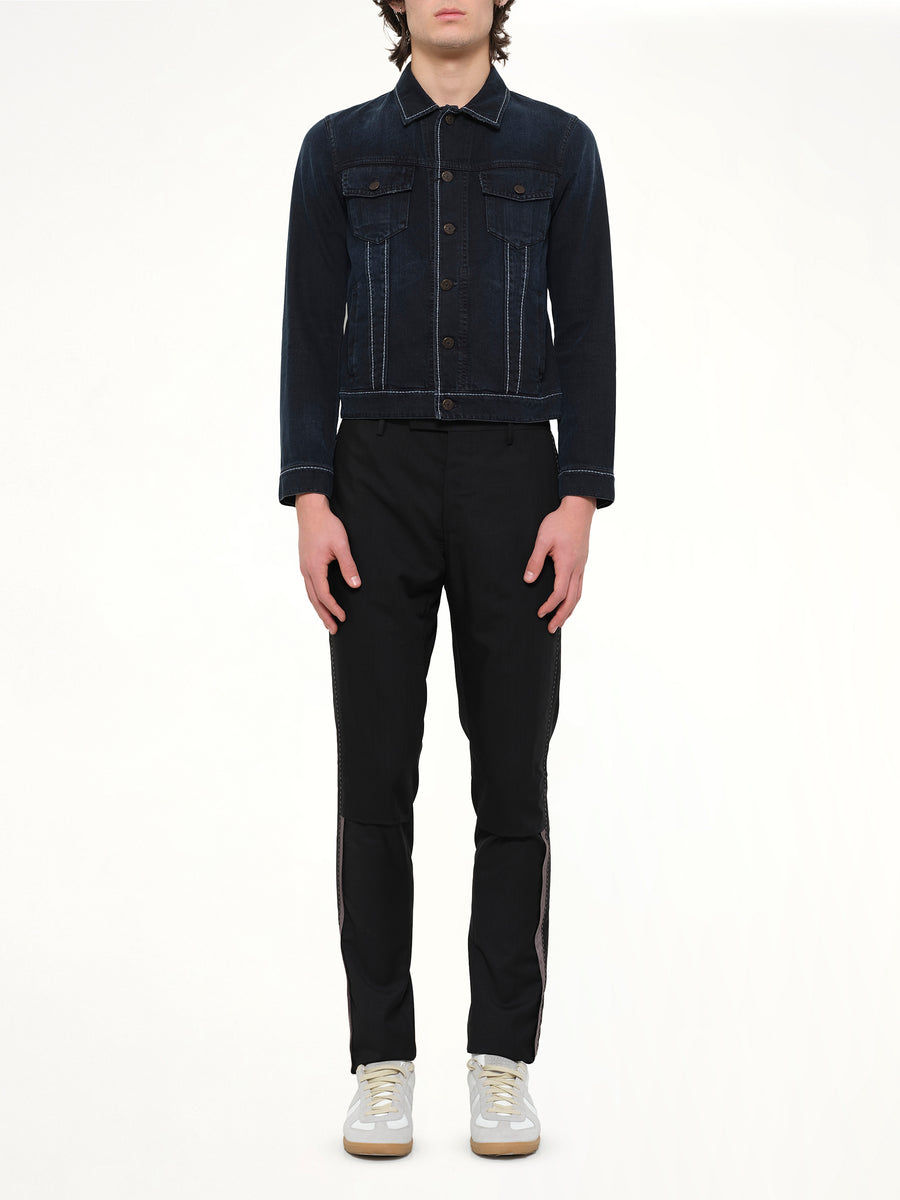 Denim Trucker in Anthracite