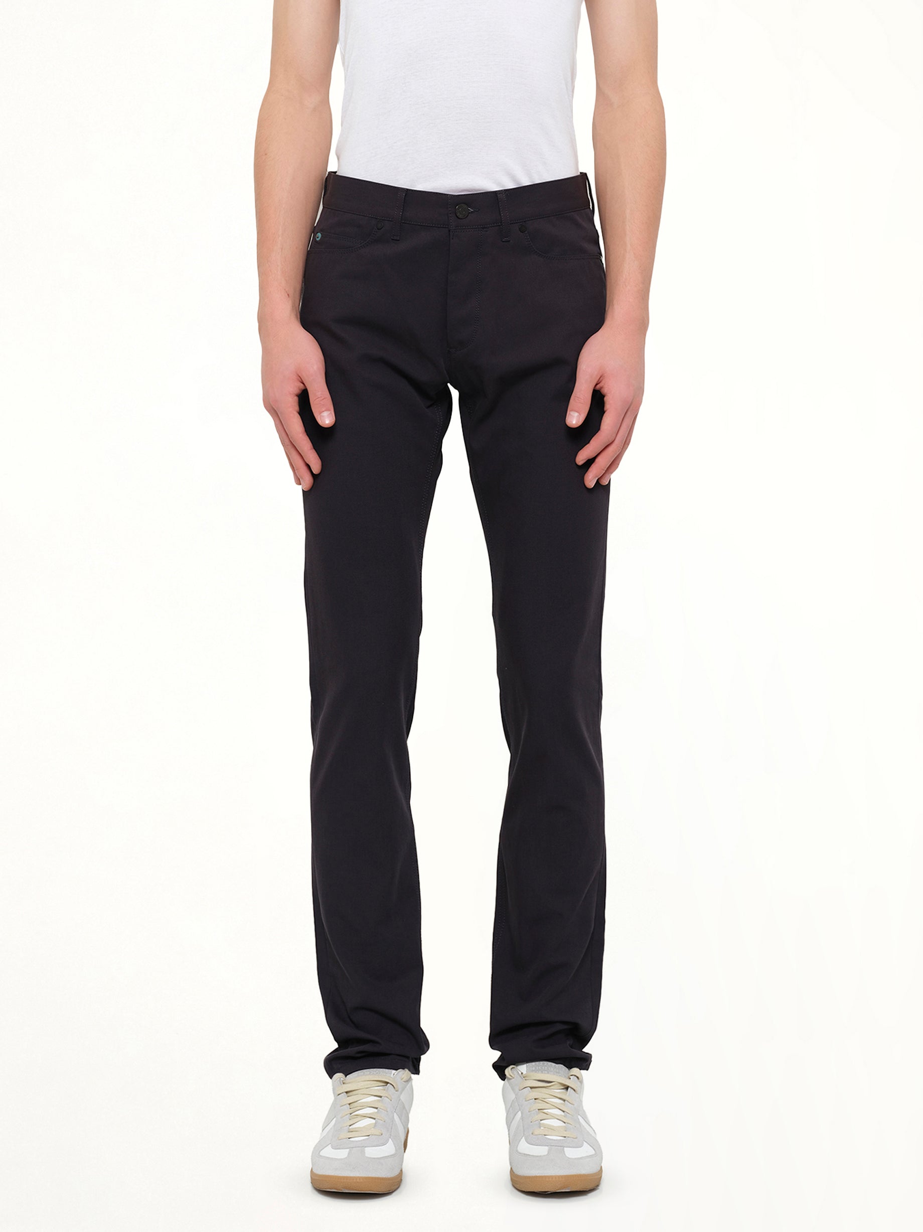 Denim Skinny Pants in Navy
