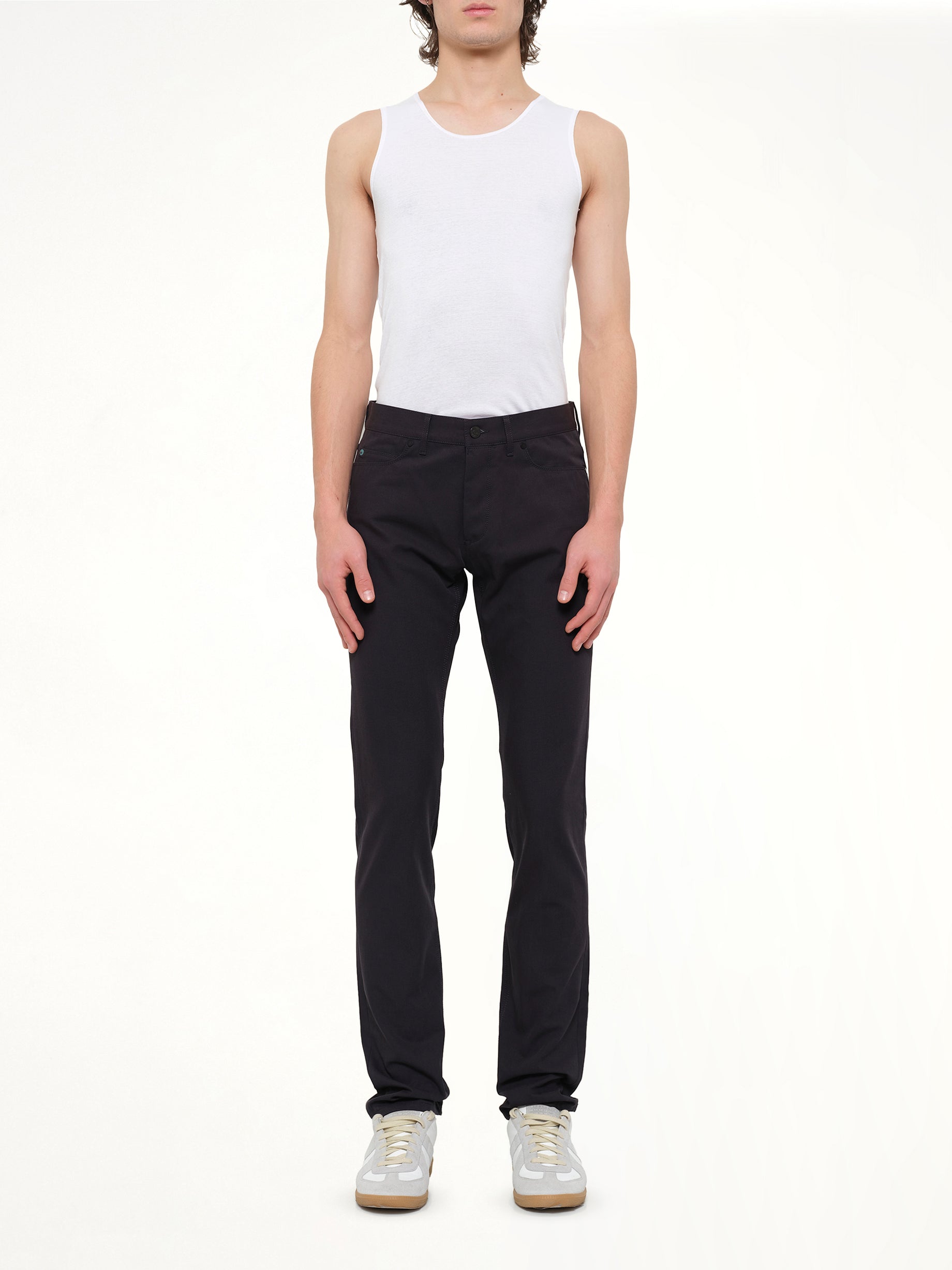 Denim Skinny Pants in Navy