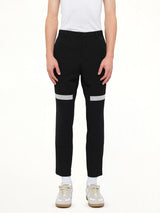 Lanvin Slim Crop Patch Trousers in Black