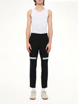 Lanvin Slim Crop Patch Trousers in Black