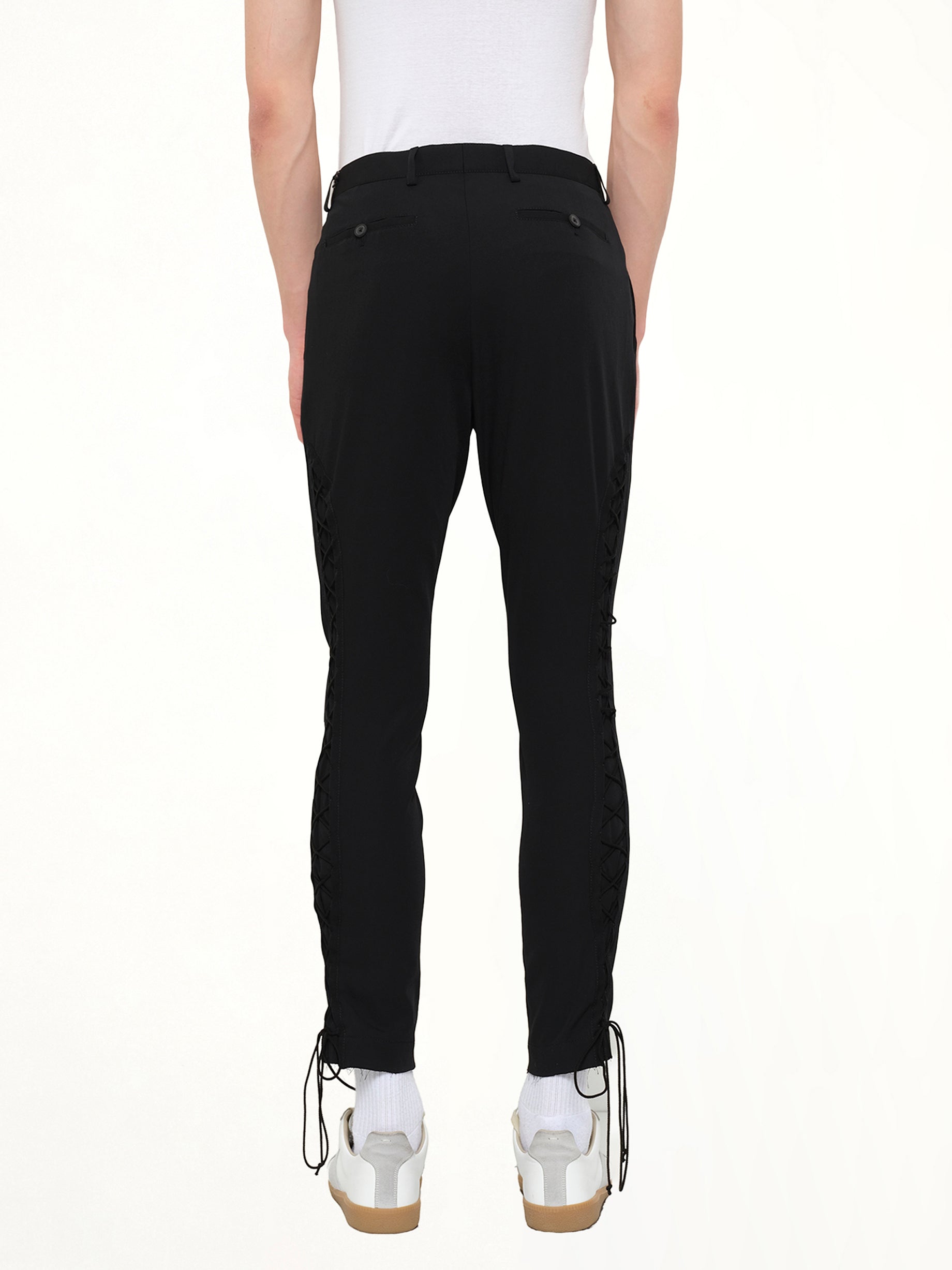 Lanvin Slim Crop Patch Trousers