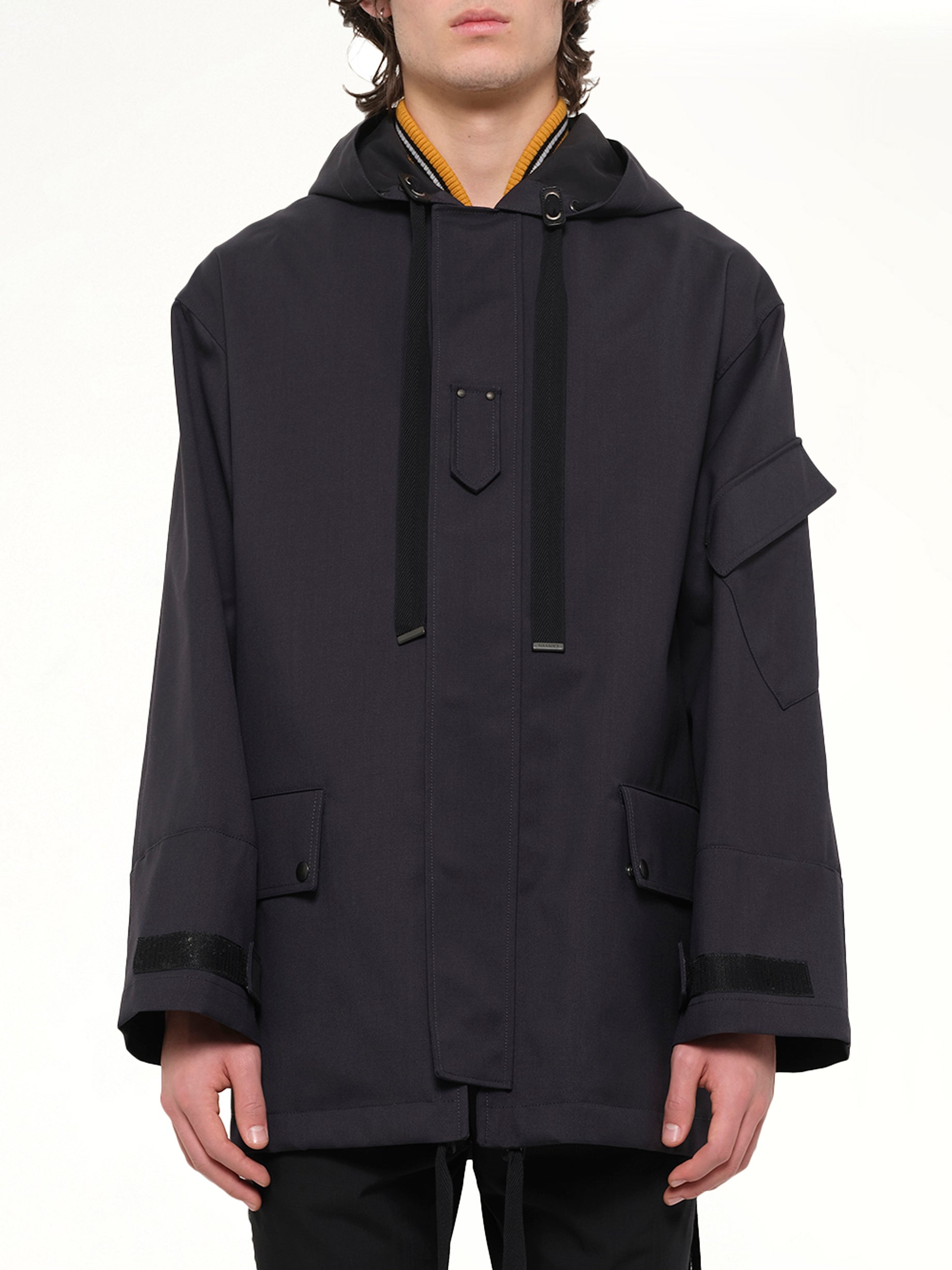 Parka W/ Side Zip in Navy