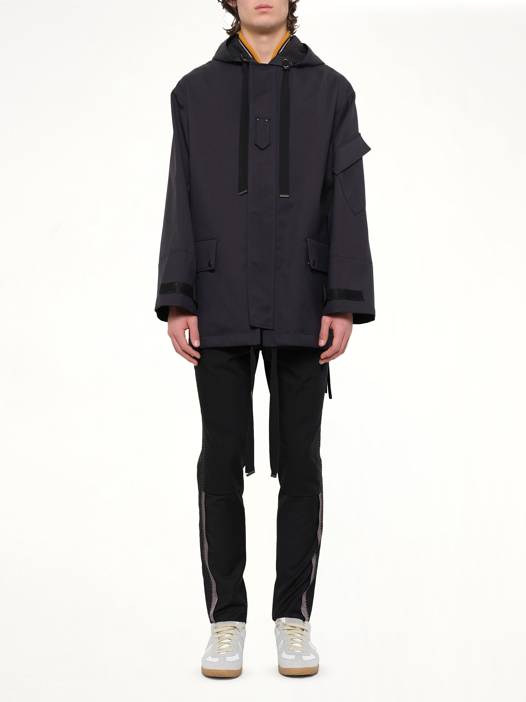 Parka W/ Side Zip in Navy