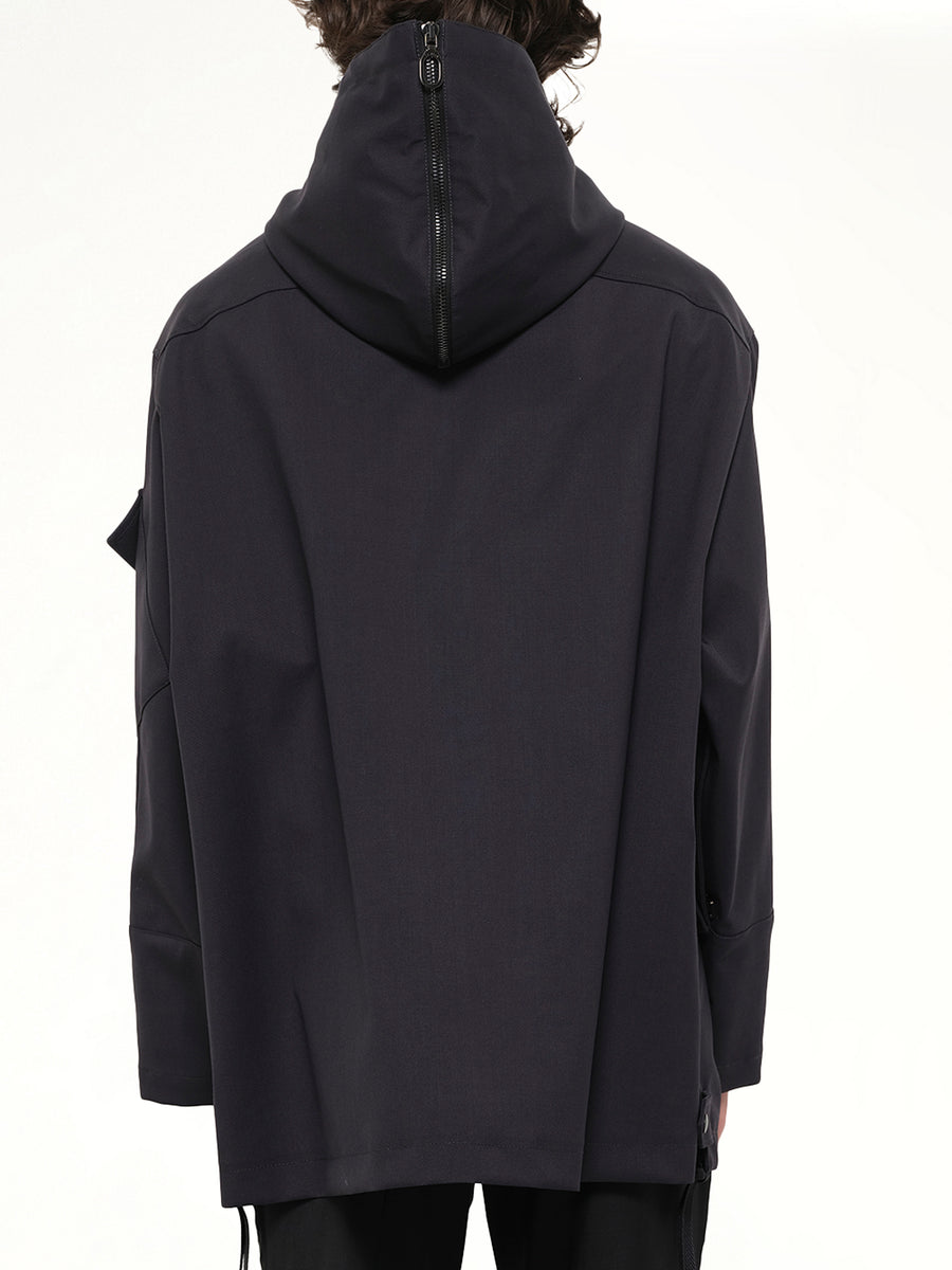 Parka W/ Side Zip in Navy