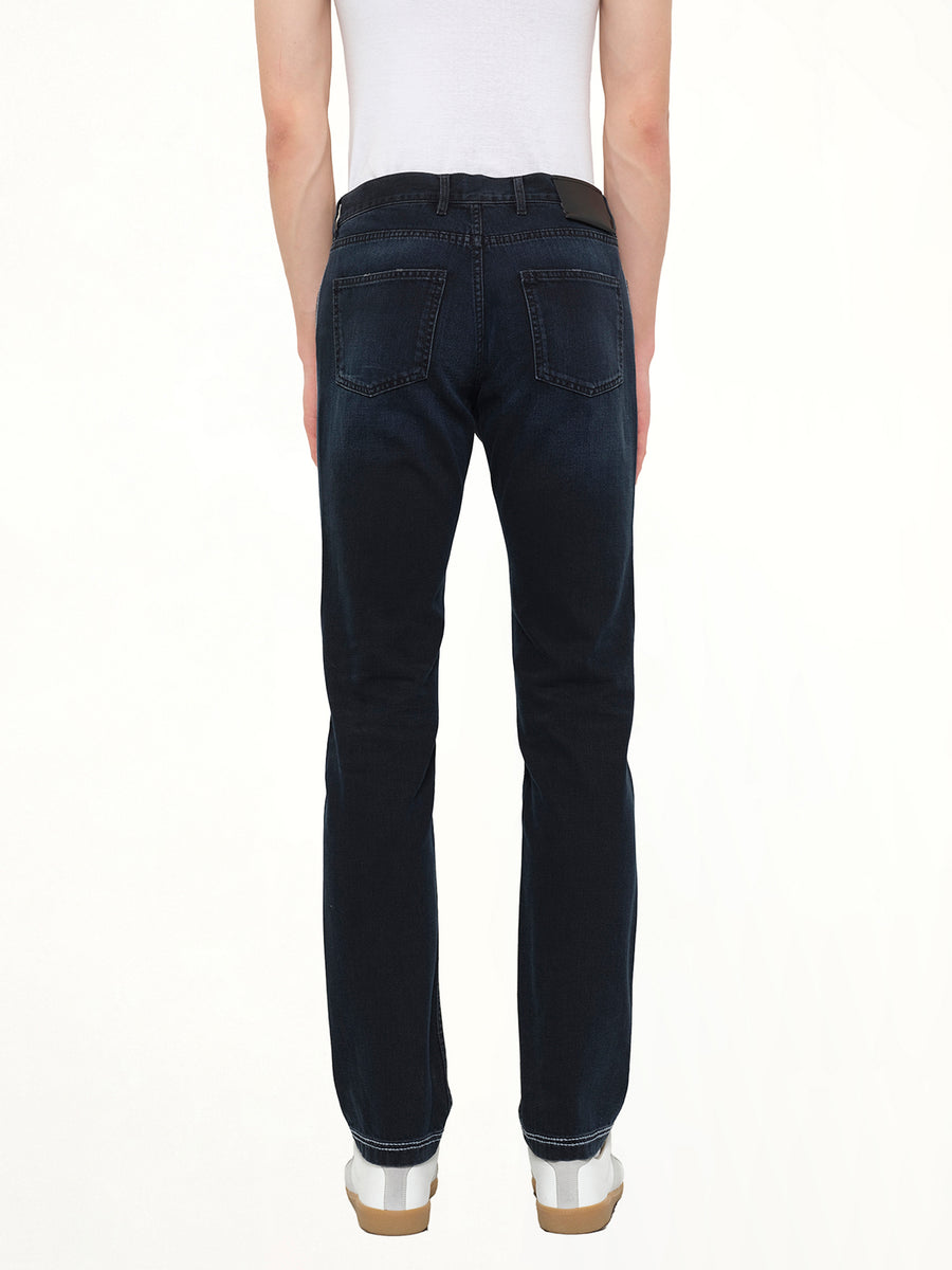 Skinny Patch Jean in Anth