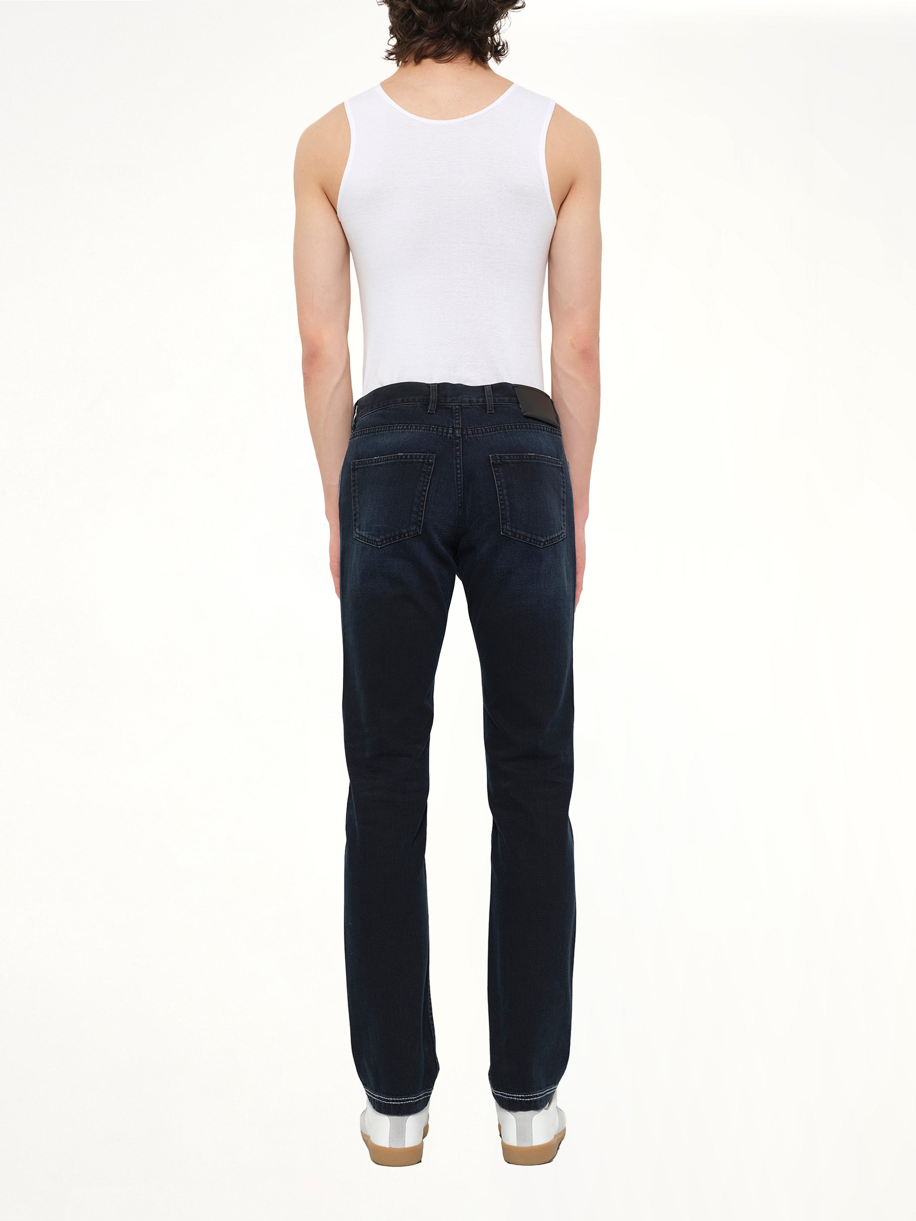 Skinny Patch Jean in Anth
