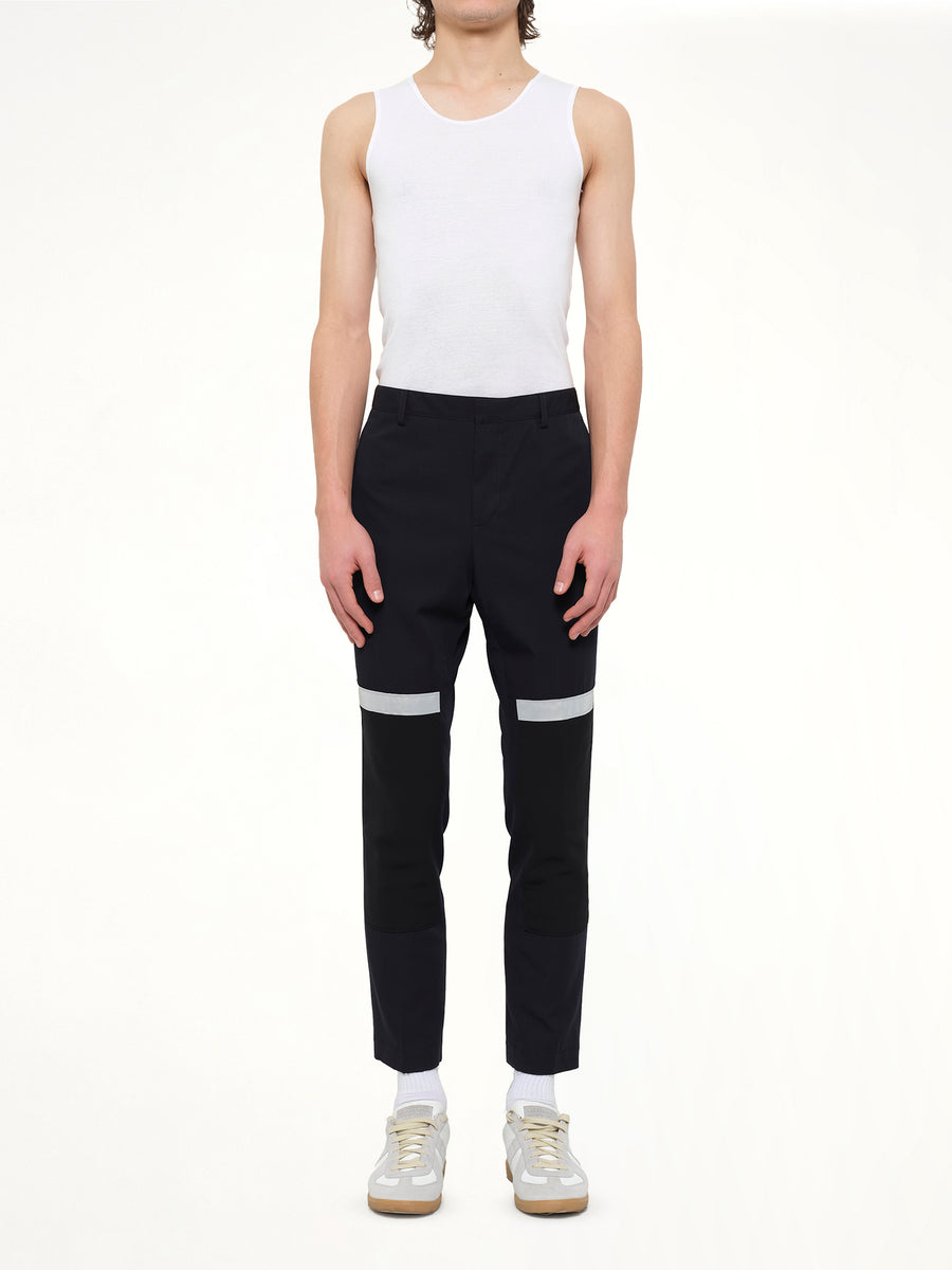 Slim Crop Patch in Blue