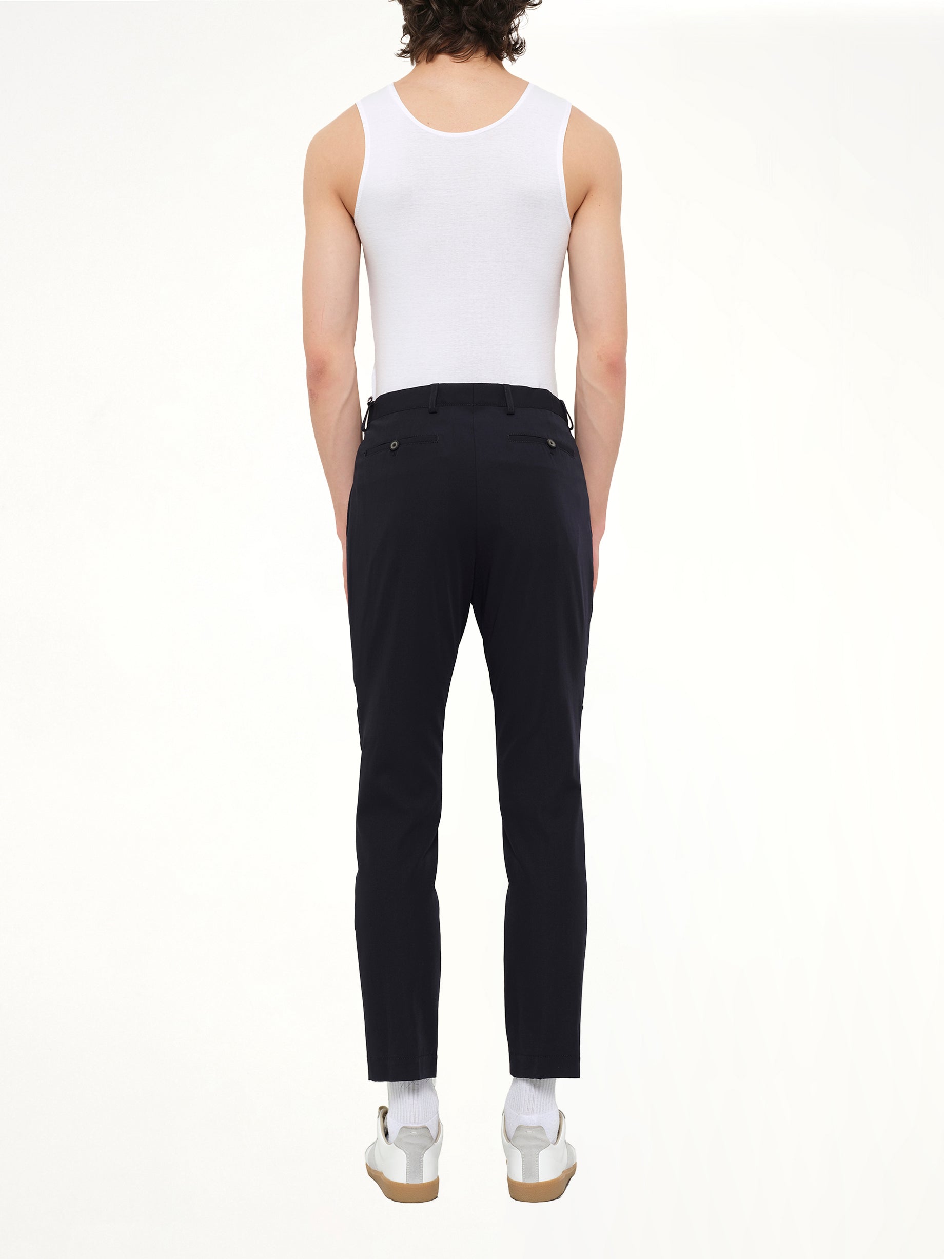 Slim Crop Patch in Blue