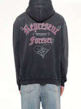 Duality Hoodie in Washed Black