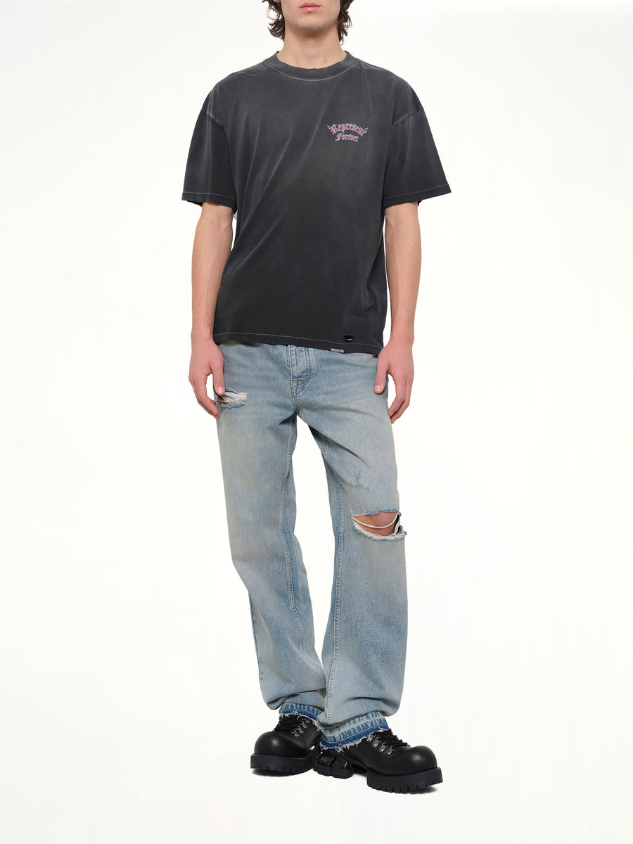 Duality T-Shirt in Washed Black