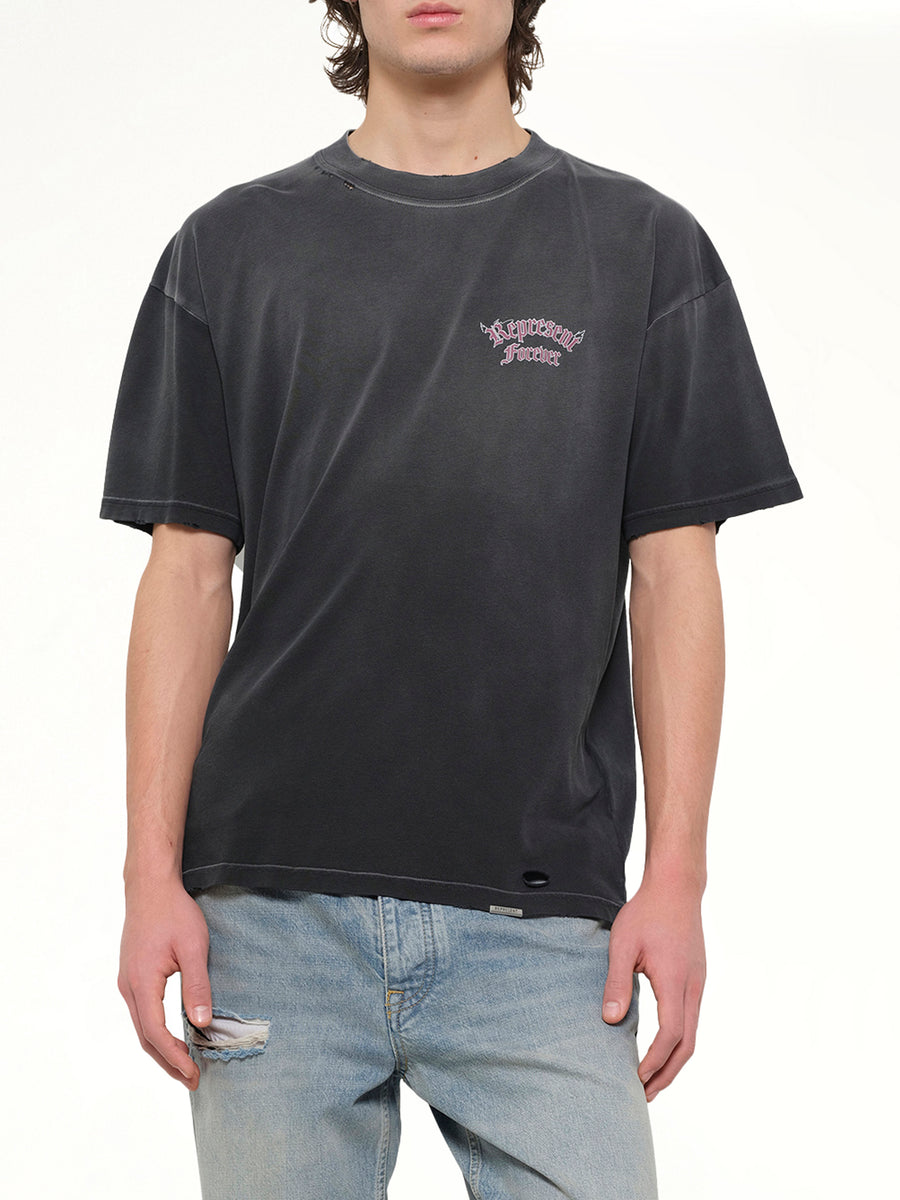 Duality T-Shirt in Washed Black