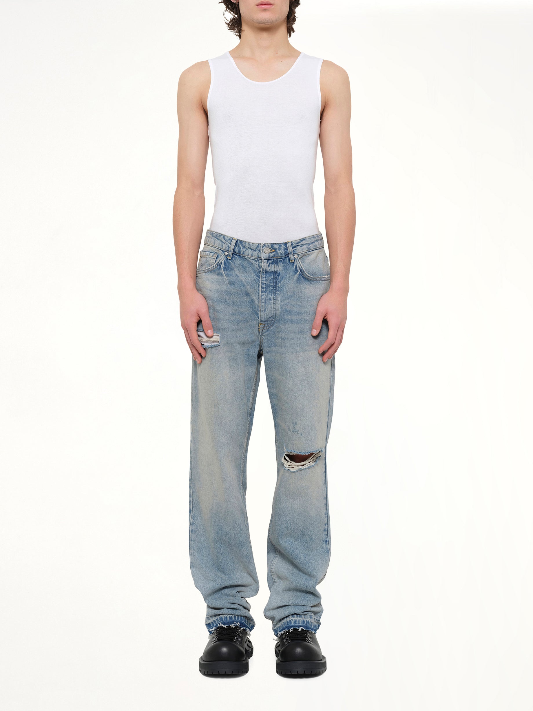 Heaton Denim in Light Vintage Blue