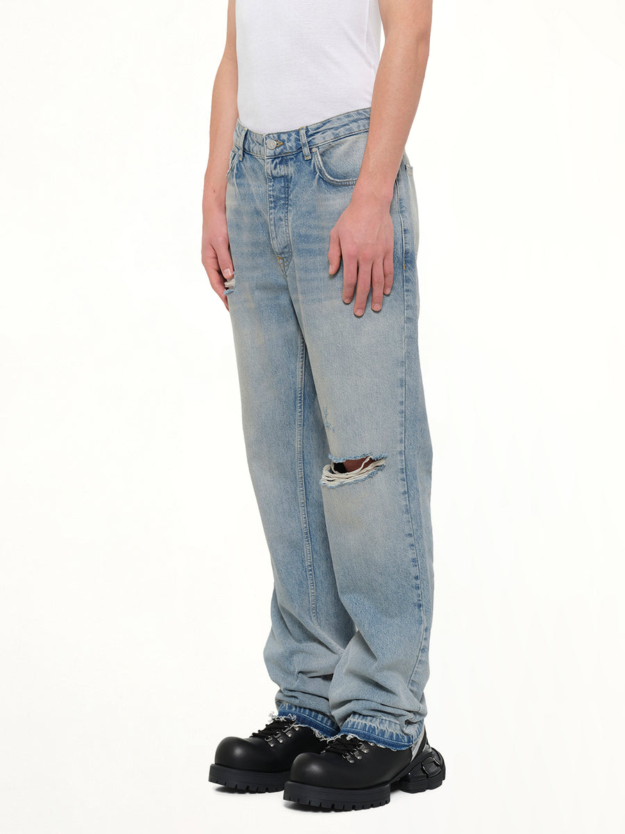 Heaton Denim in Light Vintage Blue