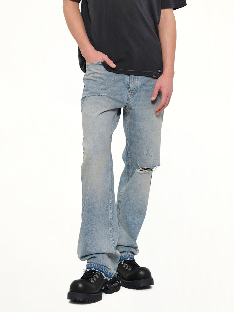 Heaton Denim in Light Vintage Blue