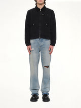 The Leather Work Jacket in Black