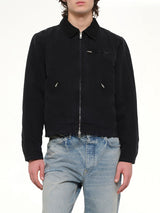 The Leather Work Jacket in Black
